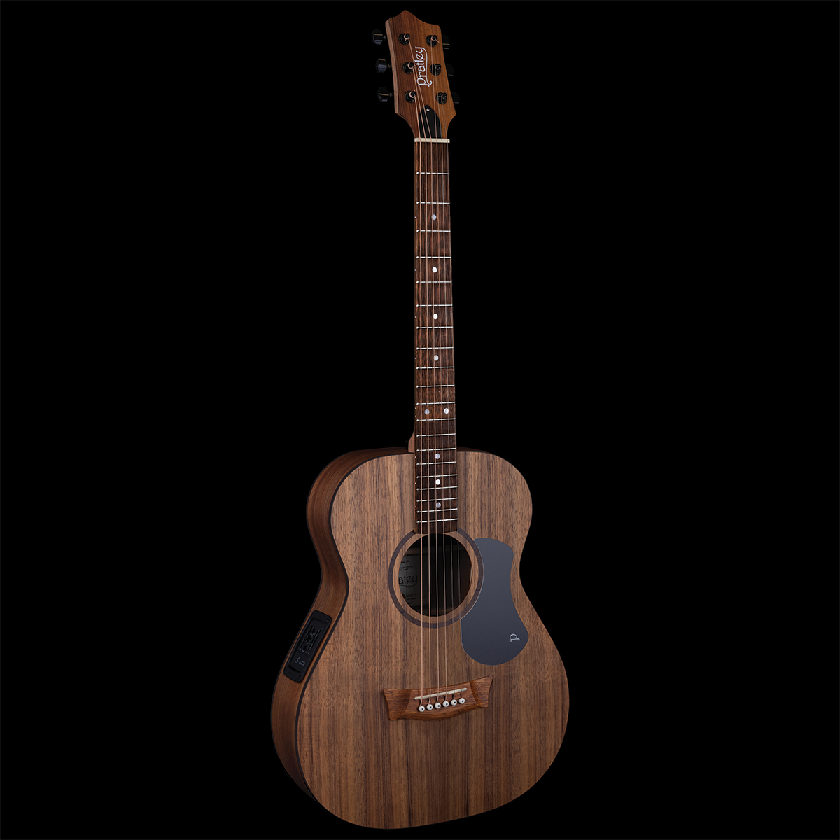 Classic Mini OM Model Solid Blackwood Top, Solid Blackwood B/S