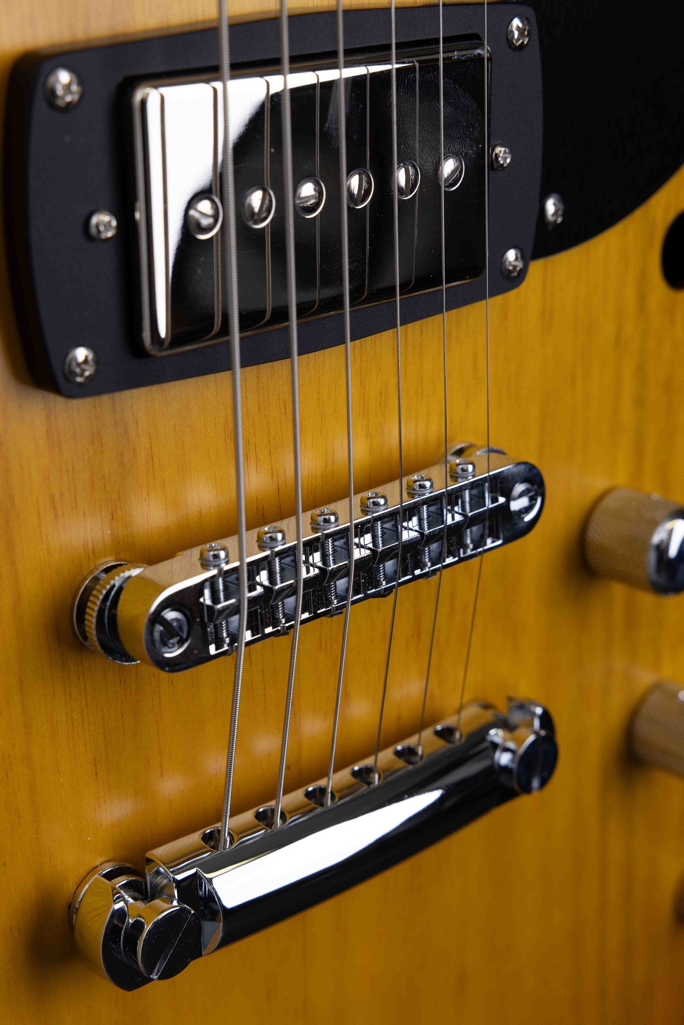 SH90-VY Semi-Hollow Electric Guitar - Vintage Yellow