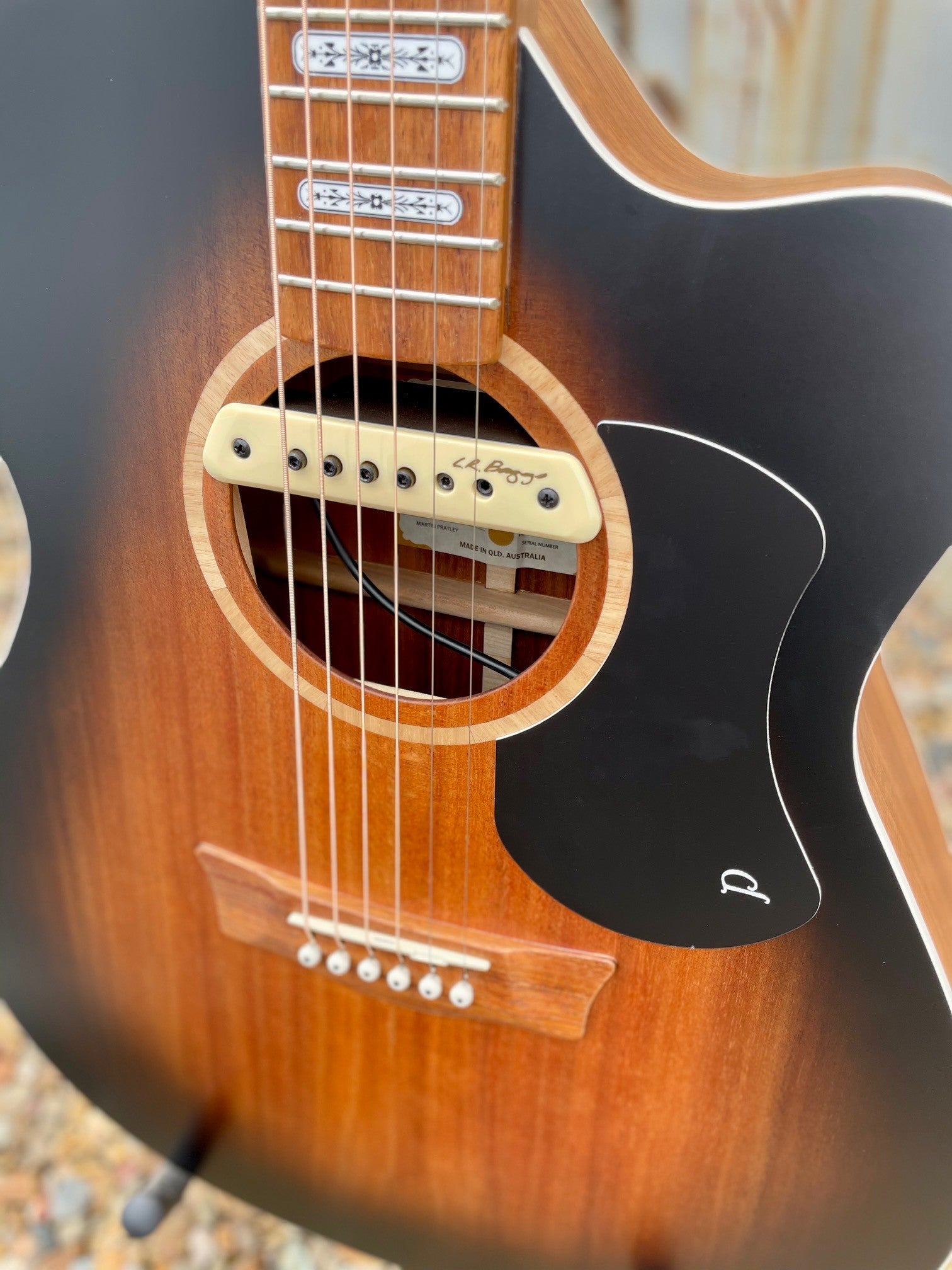 Artist Ash Grunwald Signature OM Model (AGOM-SCE-BWVB)