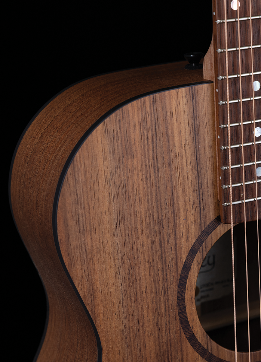 Classic Mini OM Model Solid Blackwood Top, Solid Blackwood B/S