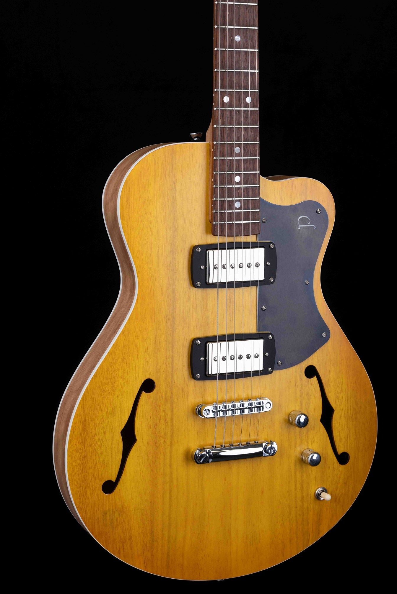 SH90-VY Semi-Hollow Electric Guitar - Vintage Yellow